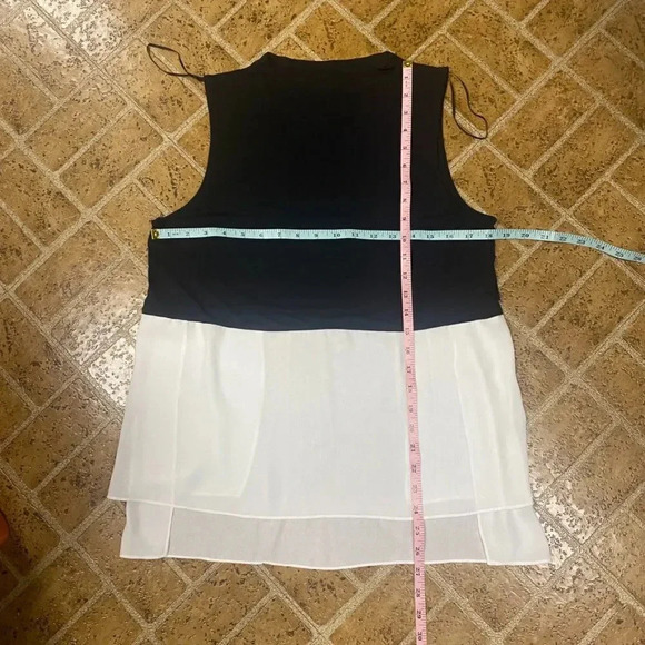 1. State Black and White Color Block Tank Top - Picture 9 of 9